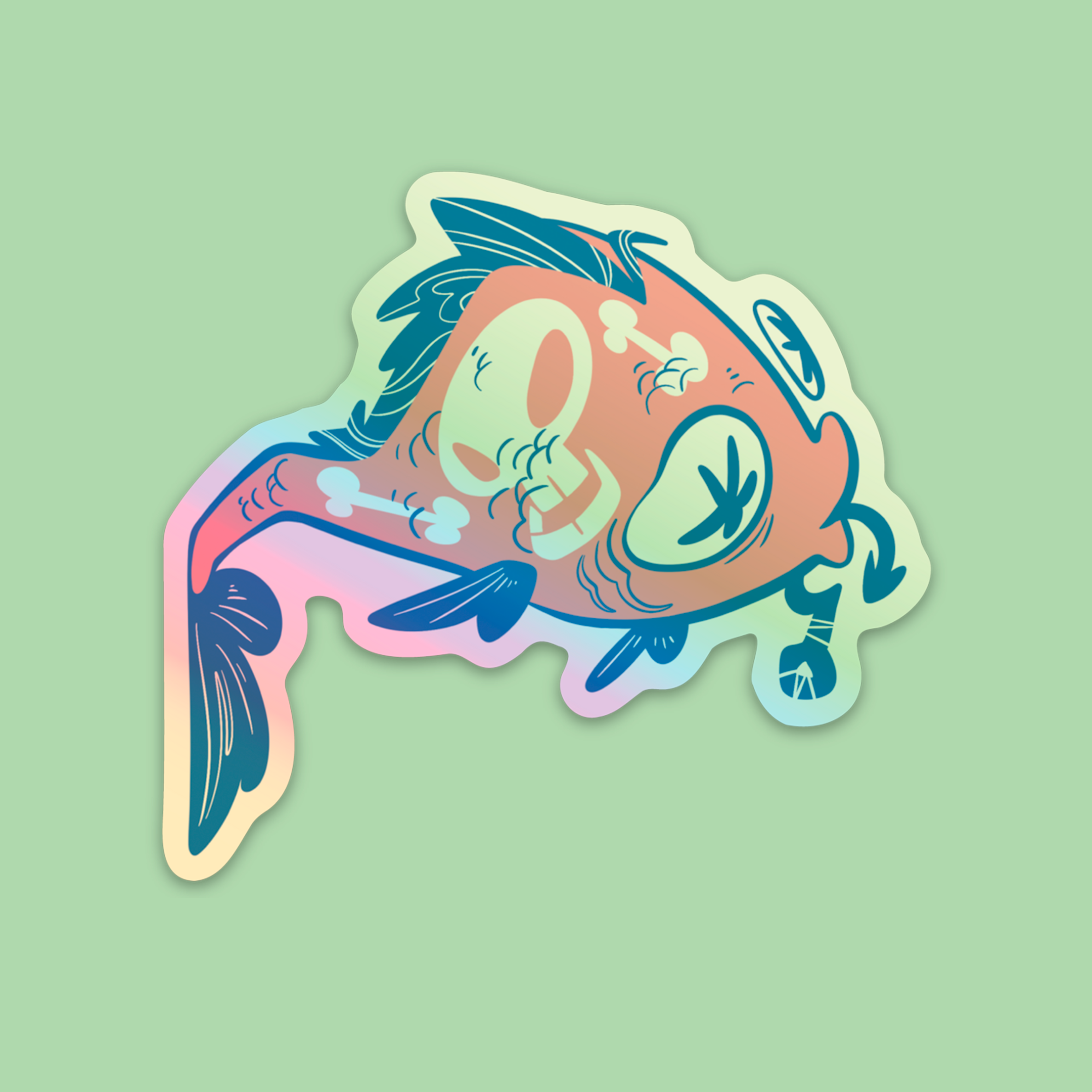 Shiny Feesh Sticker