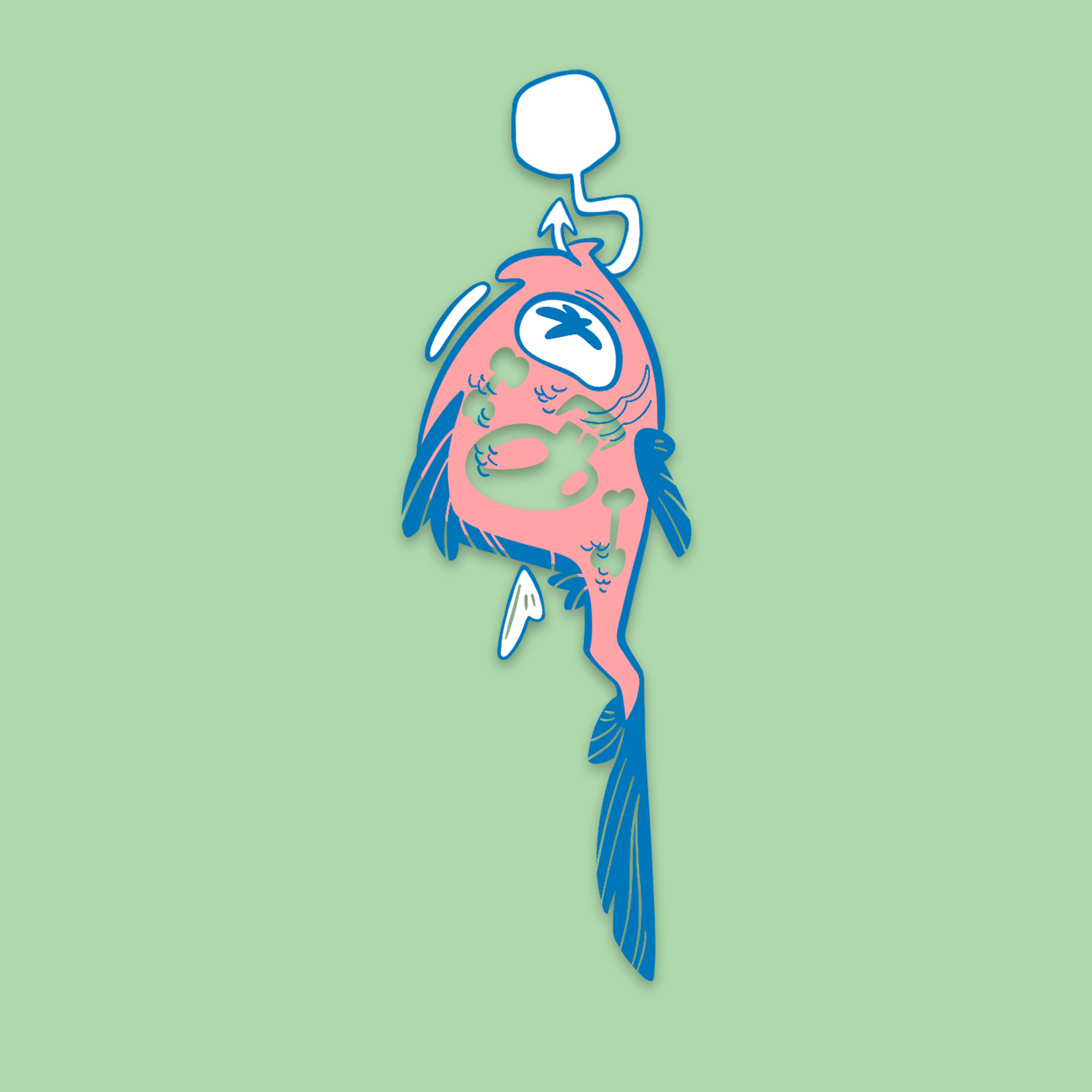 Tiny Feesh Keychain