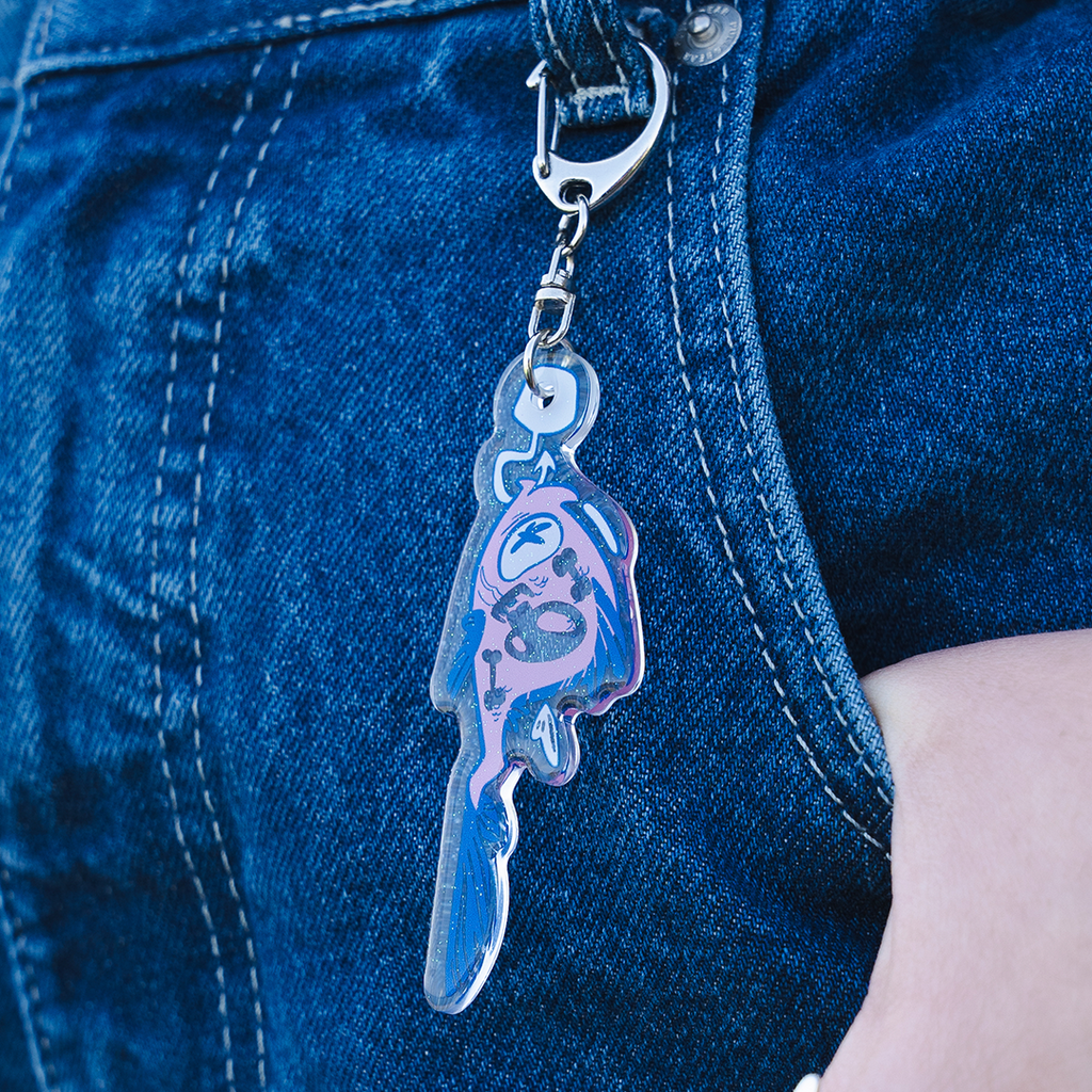 Tiny Feesh Keychain