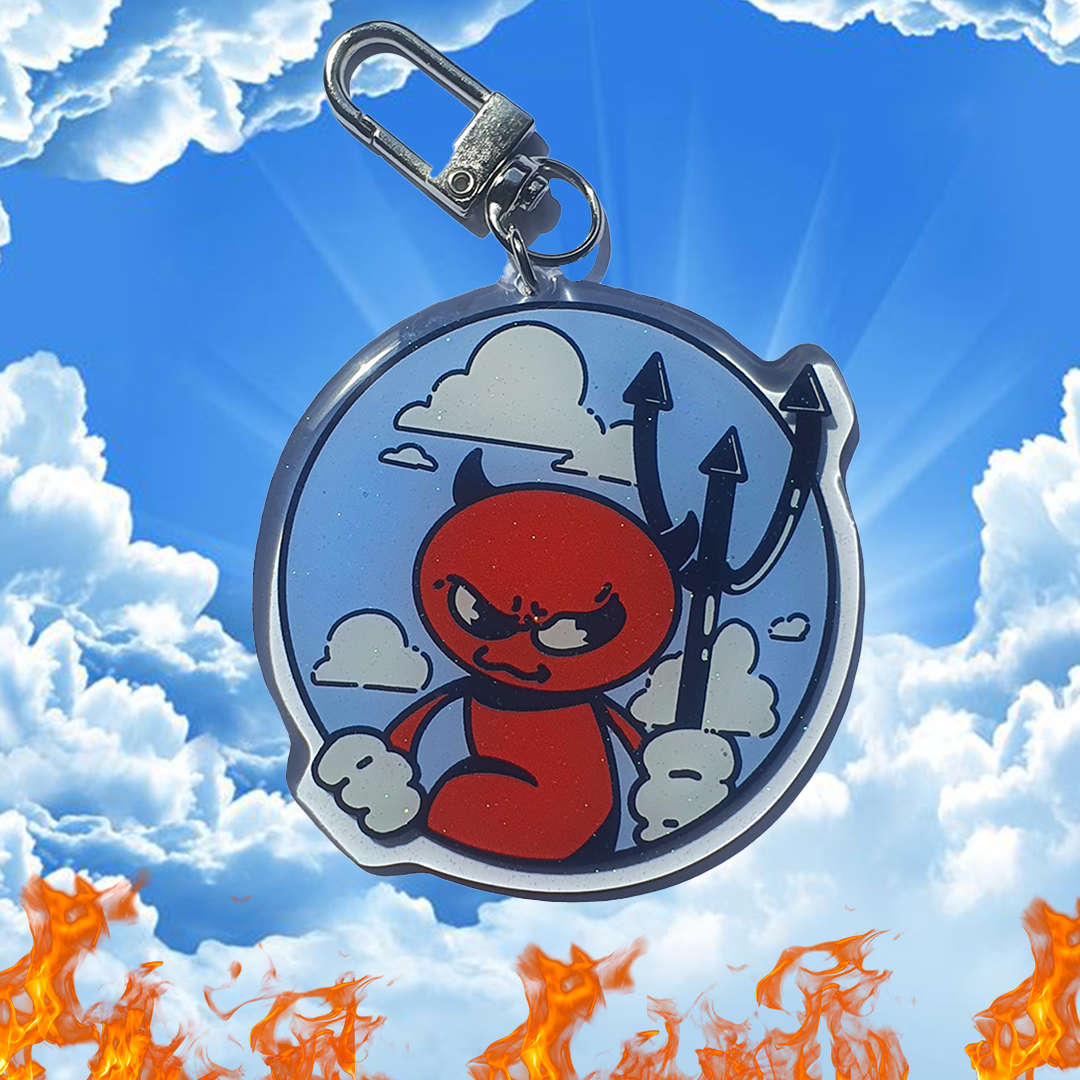Trapped Demon Keychain