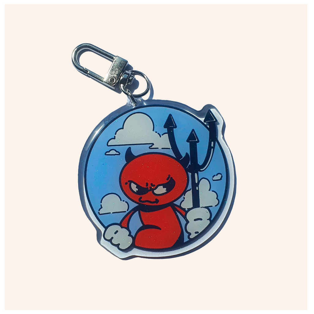 Trapped Demon Keychain