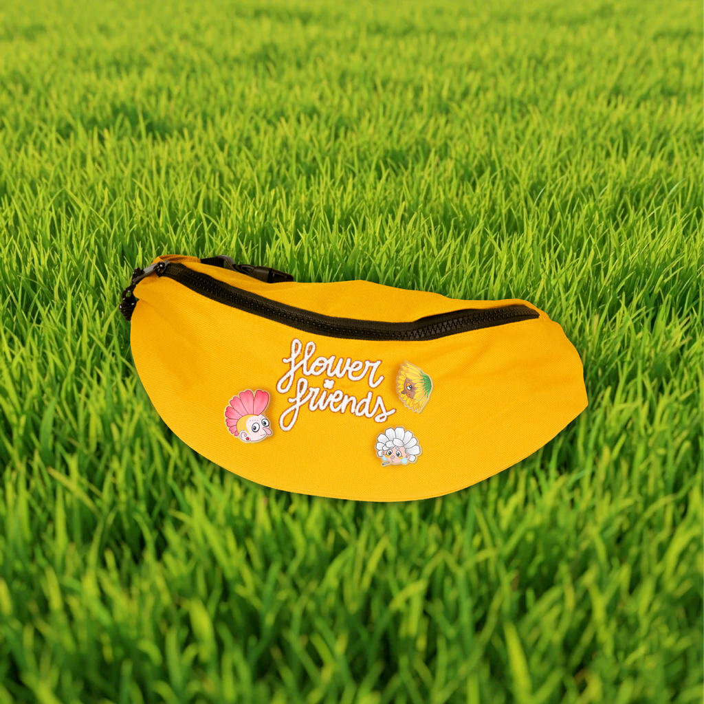 PACK Pouch + Flower Pins