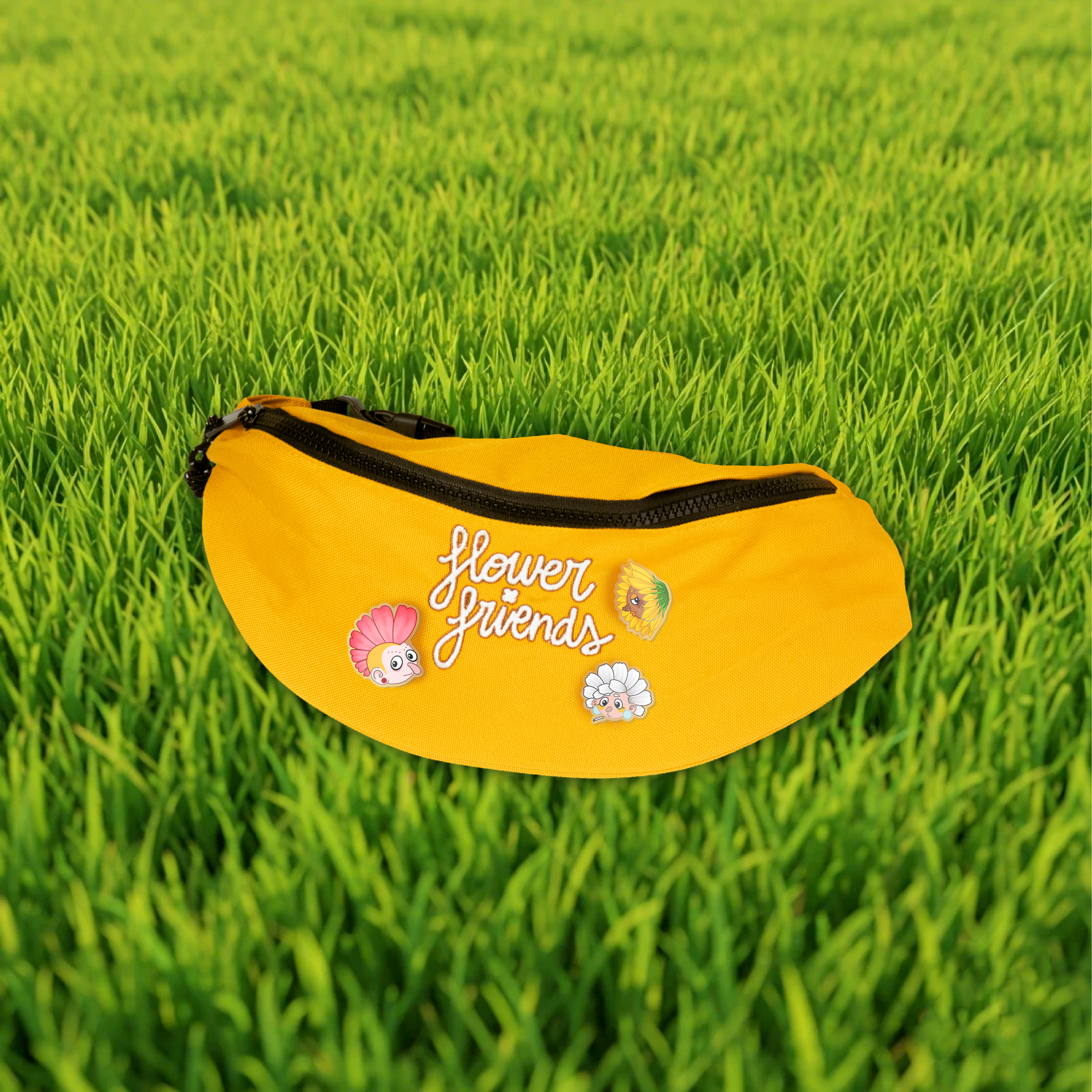 PACK Pouch + Flower Pins