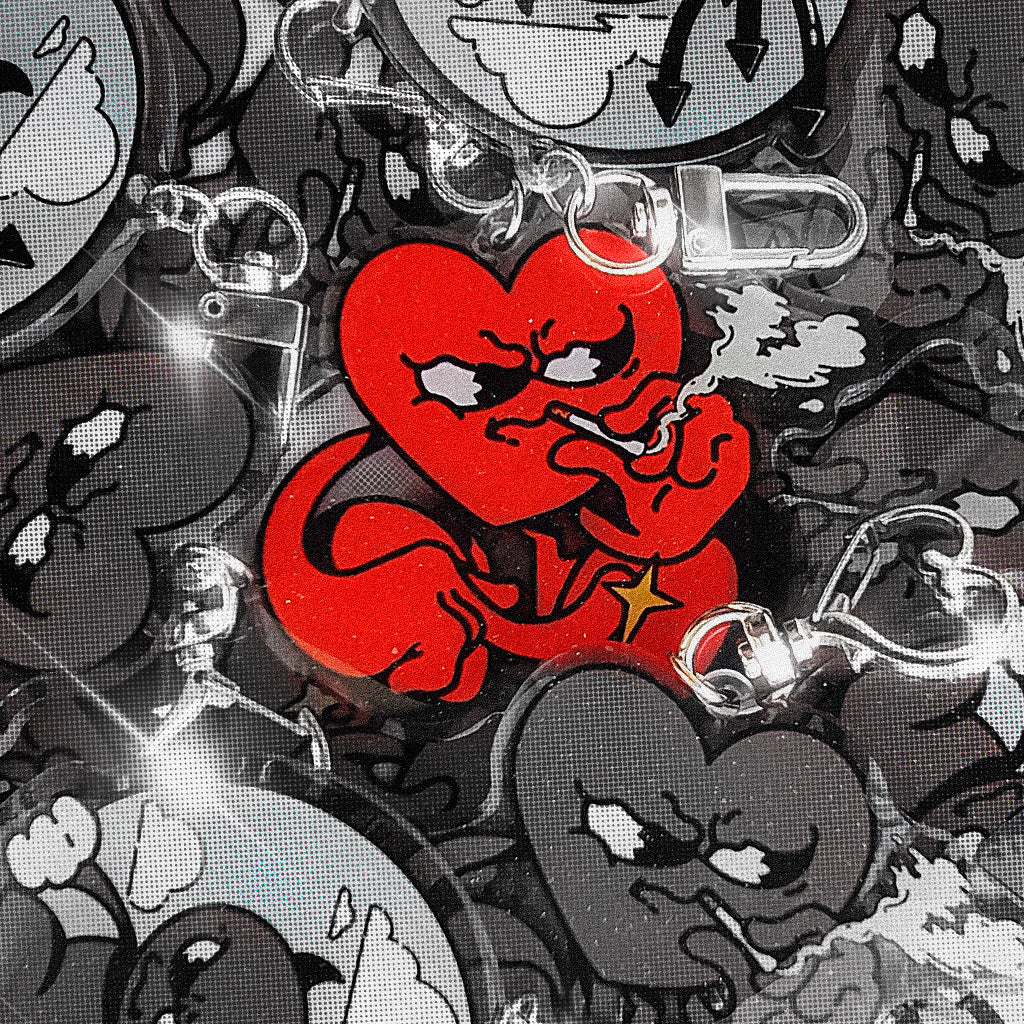 Corazón Fumón Keychain